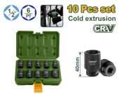 Набор ударных головок 1/2", 10 шт. JDMS1D01 Jadever