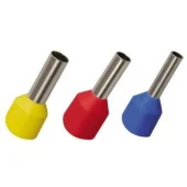 Наконечник гильза  E1508 1.5мм2 с изолированным фланцем IEK