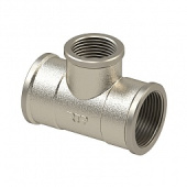 Тройник переходной латунь Ø3/4''x1/2''x3/4'' F/F/F, RTP