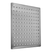 Верхний душ Zerix SH-006.SUS-25x25cm,нержавеющая  сталь