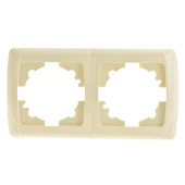 Рама двойная Carmen горизонтальная крем