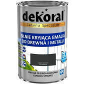 Масляно-алкидная эмаль Emacol  Strong negru mat. 0,9L Dekoral