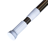 Карниз для ванной раздвижной хром, 110-200 см