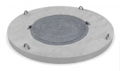 Крышка железобетонная D=1.1м / полимерный люк