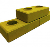 Кирпич облицовочный LEGO (жёлтый) 240*120*60мм