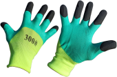 Перчатки защитные покрытие Латекс Зеленые