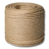 Веревка джутовая  8мм 100м