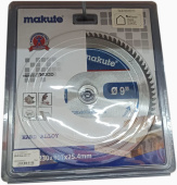 Диск пильный для дерева 230*80T*30/25.4/22.2 mm,  Makute