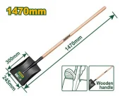 Лопата 245*300*1470mm  JDSE2317