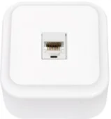 Розетка телефонная белая СВПР ПРАЛЕСКА