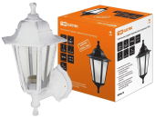 Сад-парковый светильник настенный Е27 пластик. белый