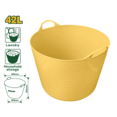 Гибкое пластиковое ведро 42L  JDFT1142  Jadever