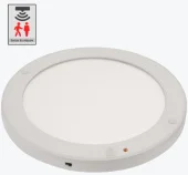 Светильник 21Вт 6500K с датчиком  движения круглый белый Ultra Slim