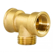 Тройник FMF Equal из латуни - 1/2''