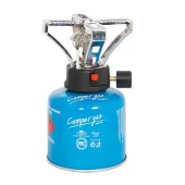 Газовая горелка с картриджем UNIVERSAL 300 Thermogas. С пьезоподжигом. Предохранительный клапан. 300 г.