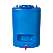 Рукомойник  вертикальный с краником, синий  20 л D1/2'