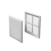 Решетка вентиляционная 18*25 мм, белый, Aluvent