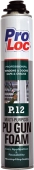 Пена монтажная полиуретановая, профессиональная, для пистолета 850gr PROLOC