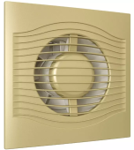 Дизайнерский вытяжной вентилятор с обратным клапаном Diciti SLIM 4C D100 Champagne