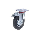 Колесо поворотное со стопором D80 (402080-55kg)