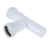 Тройник внутренняя канализация ПП (PP) Ø32/32мм, 87°, белый, RTP