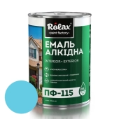 Срок Эмаль алкидная ПФ-115, глянцевая, без мела, основа микро мрамор, Голубая, 0,9л