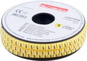 Маркер кабельный e.marker.stand.2.4.1, 2-4 кв.мм, "1",500шт.