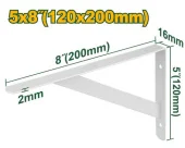 Кронштейный для полки усиленный 120*200 мм JDZJ2320 Jadever