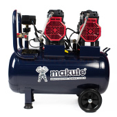 Профессиональный воздушный компрессор малошумный MK-22850 Makute 50L 2.16kW 3 HP, 220V, 300 л/мин, 8 бар