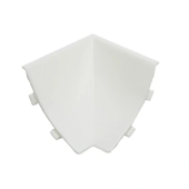 Угол внутренний для плинтуса столешницы Ideal 001 - белый