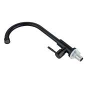 Смеситель из нержавеющей стали, для холодной воды, Aquafix - 803, черный