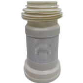 Удлинитель гибкий для унитаза с выпуском 450мм. Ø110мм