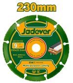Твердосплавный пильный диск с напайками, для древесины 230mm*22,2mm  JDCCD1K09 Jadever