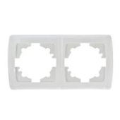 Рама 2 поста Carmen горизонтальная белая