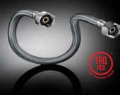 Шланг соединительный гибкий TUCAI 400 мм, 1/2" ВР-ВР, Антикоррозионный TAQ ACB