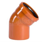 Отвод ПВХ D.160 / 45° (наружный) BTN