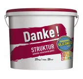 DANKE! STRUKTUR, декоративная штукатурка, белая основа 25 кг