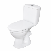 Унитаз Cersanit Merida New с нижним подводом воды, горизонтальный выпуск, сиденье PP