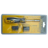 Набор насадок Cr-V (8шт) + рукоять ABS пластик, EP-60264, Epica Star