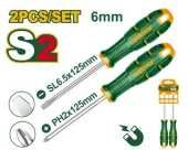 Набор отверток 2шт  125 мм  JDSSA402  Jadever