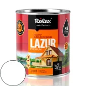 Лазурь Алкидная для дерева, Белый, LAZUR Rolax 0.75л