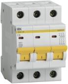 Автоматический выключатель ВА47-29 3P C 8А 4,5кА IEK