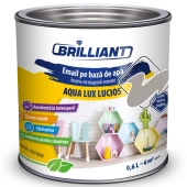 Эмаль акриловая глянцевая Aqua Lux Lucios северный серый 0.6л BRILLIANT