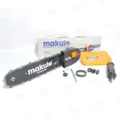 Шина с цепной пилой 115 мм и адаптером для УШМ, TZ002, Makute