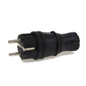 Розетка 2P+E 16A каучук правая MUTLUSAN