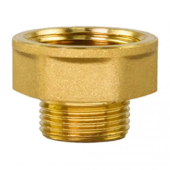 Укороченная латунная заглушка FM - 1/2"x3/8"