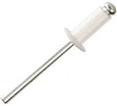Заклепка 4,0x10 RAL9010 белый AL/ST 50шт