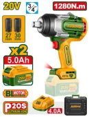 Аккумуляторный ударный гайковерт 1280Nm 20V  JDCD1B1285  Jadever