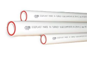 Труба полипропиленовая PP-R PN20, Ø32x4,4, (стекловолокно), белая, EMIRPLAST