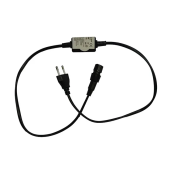 Вилка для светодиодной ленты Lumineco 220 Вт 220 В IP44 пластик